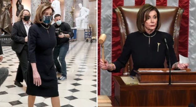 PHOTO Nancy Pelosi Wore The Exact Same Outfit Today That She Did For The First Trump Impeachment