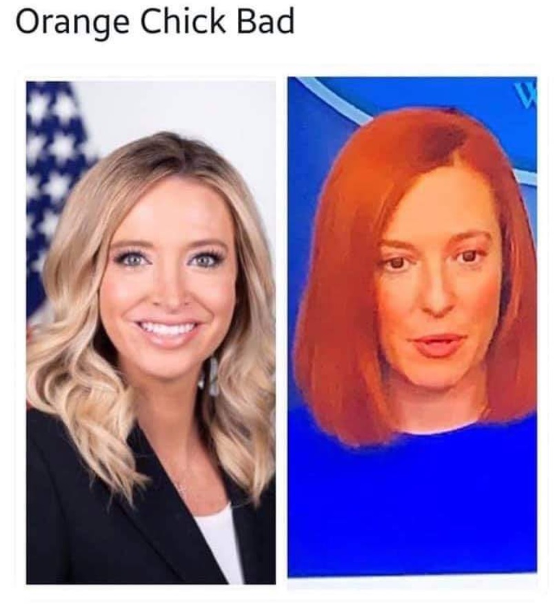 PHOTO Orange Chicken Bad Jen Psaki Kayleigh McEnany Meme