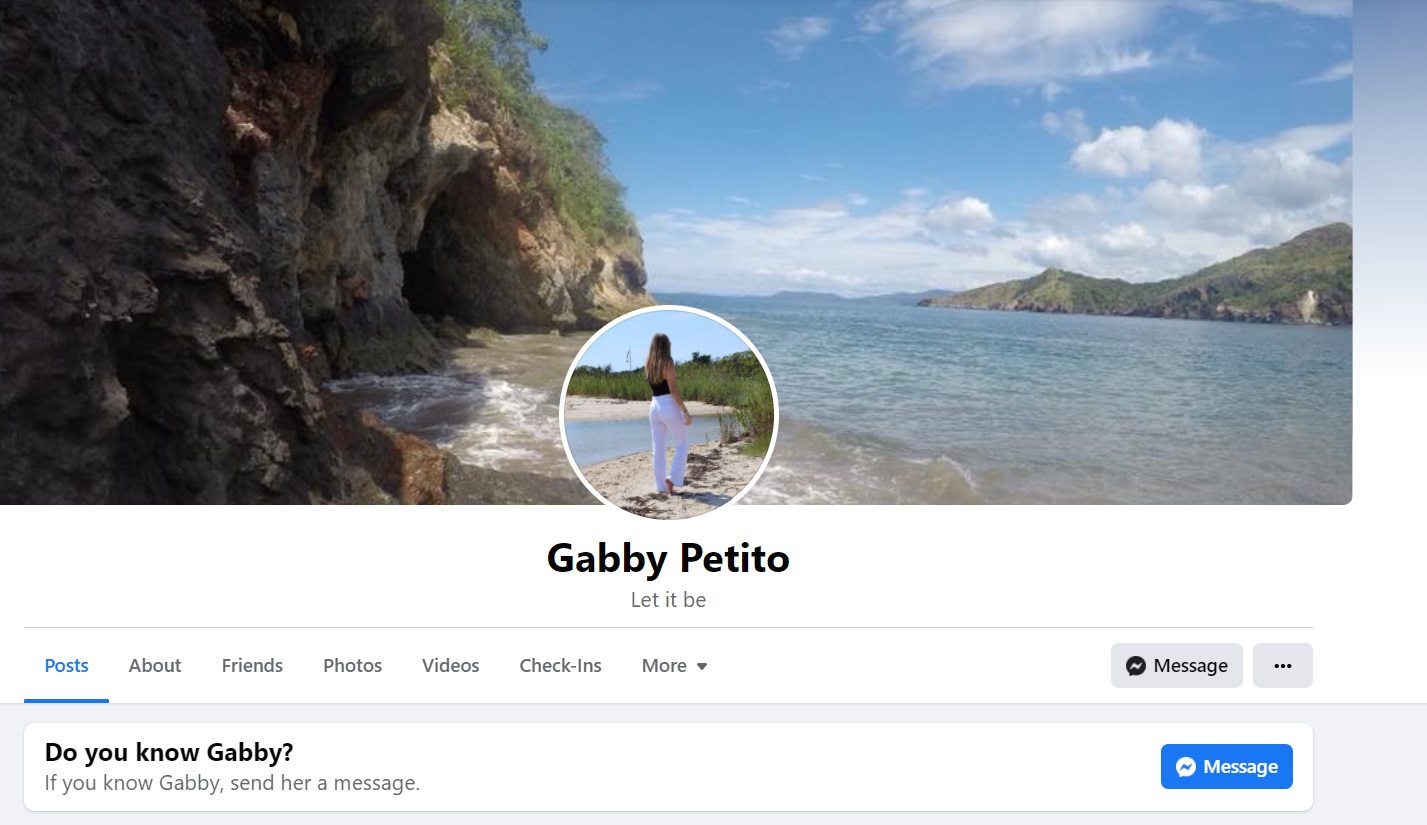 PHOTO Gabby Petito's Facebook Page Shows How Much She Loved The Outdoors