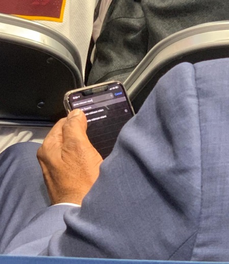 PHOTO Cavaliers Assistant Coach Was Scouting Duncan Robinson During The Game And Even Typed In Duncan Robinson On His iPhone DURING The Game