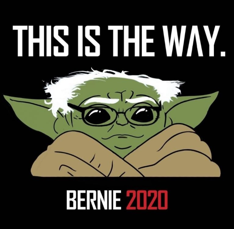 PHOTO Bernie Sanders Dressed Up Like Baby Yoda In Bernie