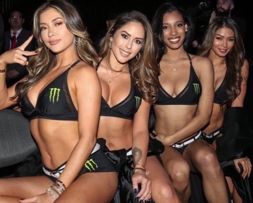 PHOTO Arianna Celeste And The UFC 246 Smoking In Monster Energy Outfits