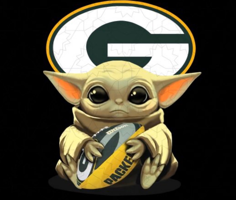 PHOTO Baby Yoda As A Green Bay Packers Fan