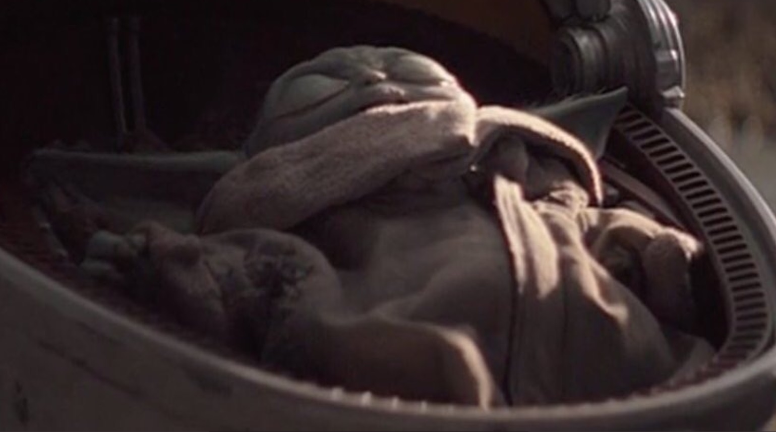 PHOTO Baby Yoda Dreaming