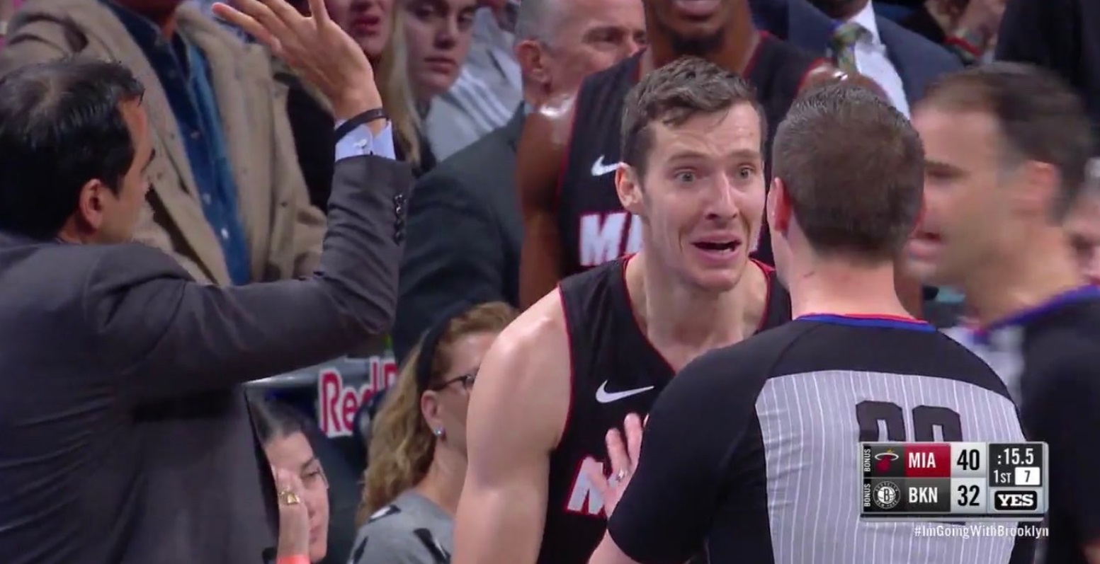 PHOTO Goran Dragic Looking At Ref Like No Mom Please Don't Take My Dinner Away