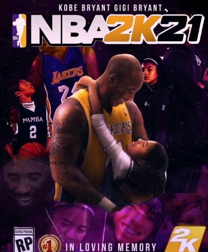 PHOTO Kobe And Gigi Bryant On Cover Of NBA 2K21