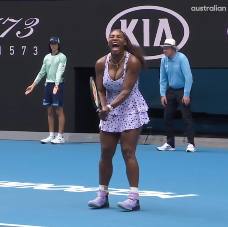 PHOTO Serena Williams With An Intense Smile