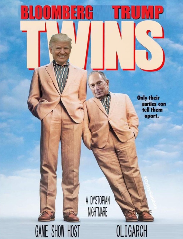 PHOTO Bloomberg Trump Twins Movie Cover