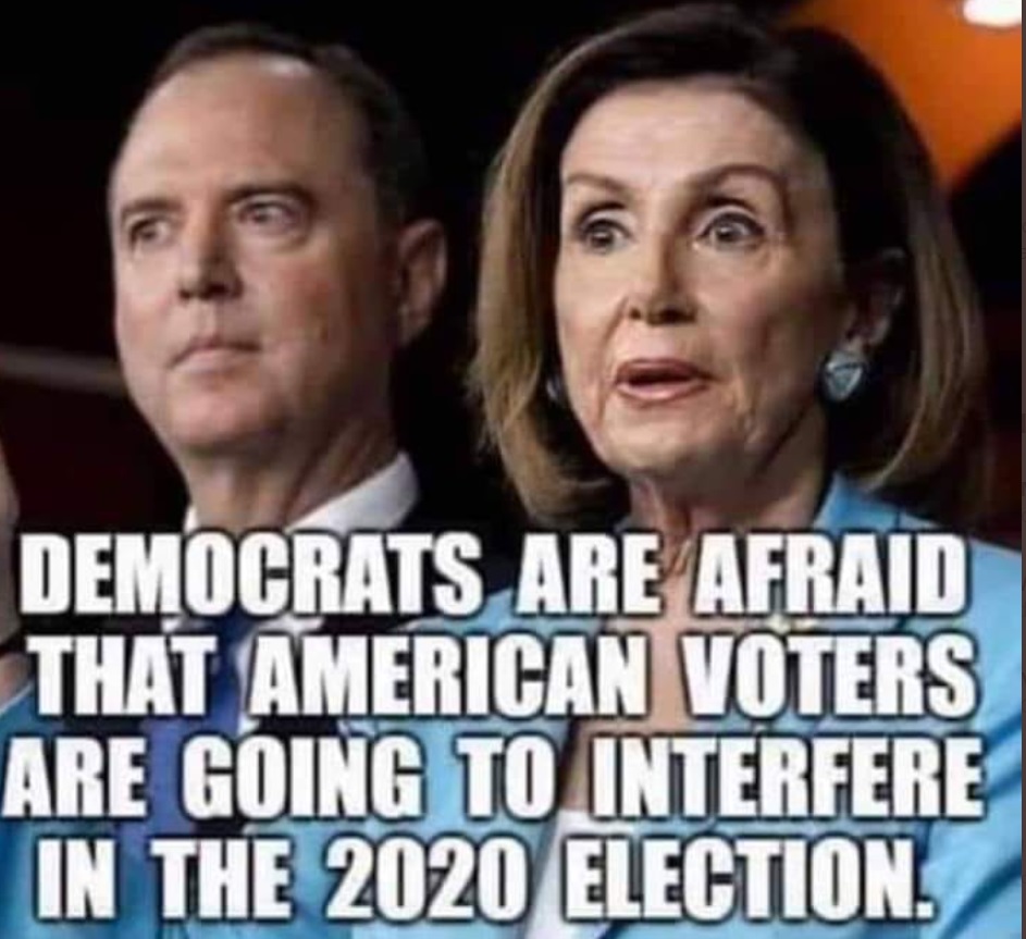PHOTO Democrats Are Afraid American Voters Are Going To Interfere In 2020 Election