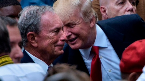 PHOTO Donald Trump Telling Michael Bloomberg A Joke About Women