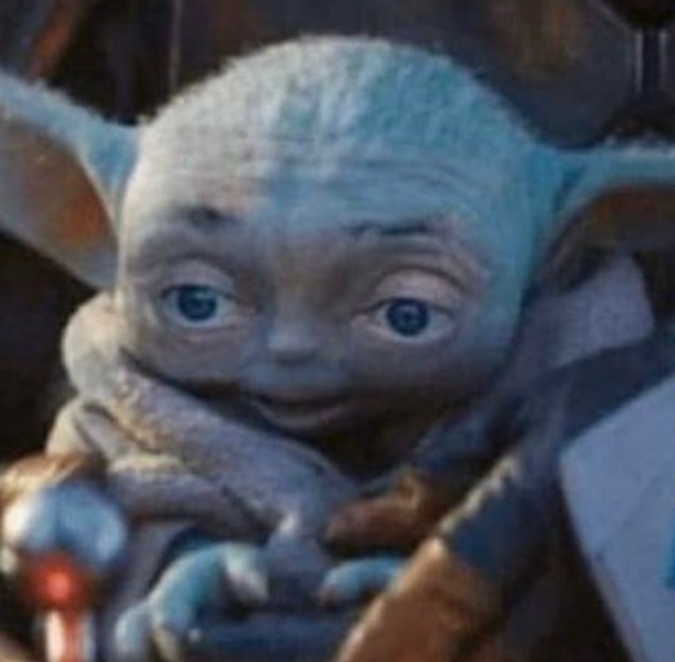 PHOTO How Baby Yoda Looks On Phone Camera Compared To The Mirror