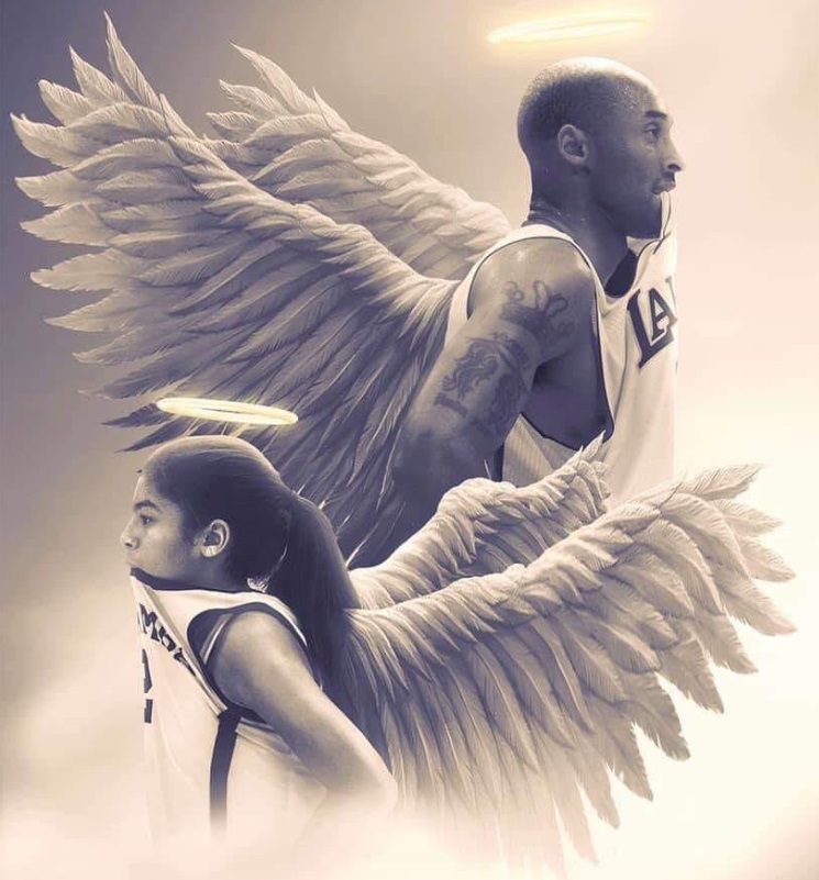 PHOTO Kobe Bryant And Gianna With Angel Wings In Heaven