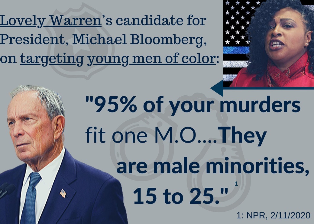 PHOTO Michael Bloomberg Is Racist For Saying 95% of Murders In America Fit One M.O Male Minorities 15 To 25 Years Old