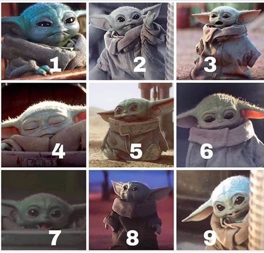 Photo On A Scale Of 1 To Baby Yoda How Are You Feeling Today