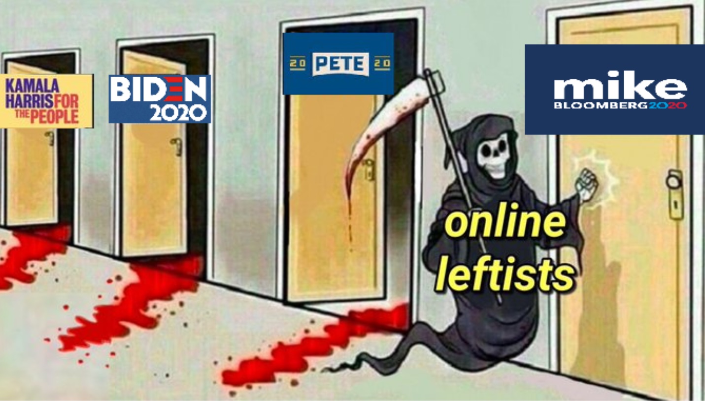 PHOTO Online Leftists Knocking On Mike Bloomberg's Door Meme