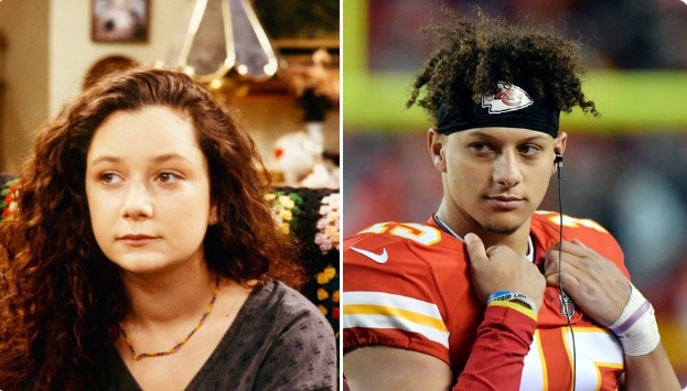 PHOTO Patrick Mahomes Looks Like He's Related To Darlene From Roseanne