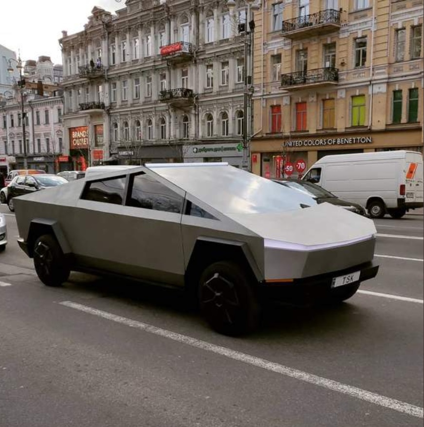 PHOTO Tesla Cybertruck Spotted In Ukraine