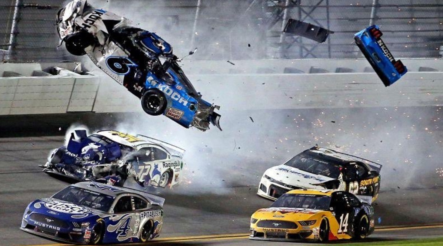 Ryan Newman's Car In Mid-Air During Crash Shows Magnitude Of Wreck