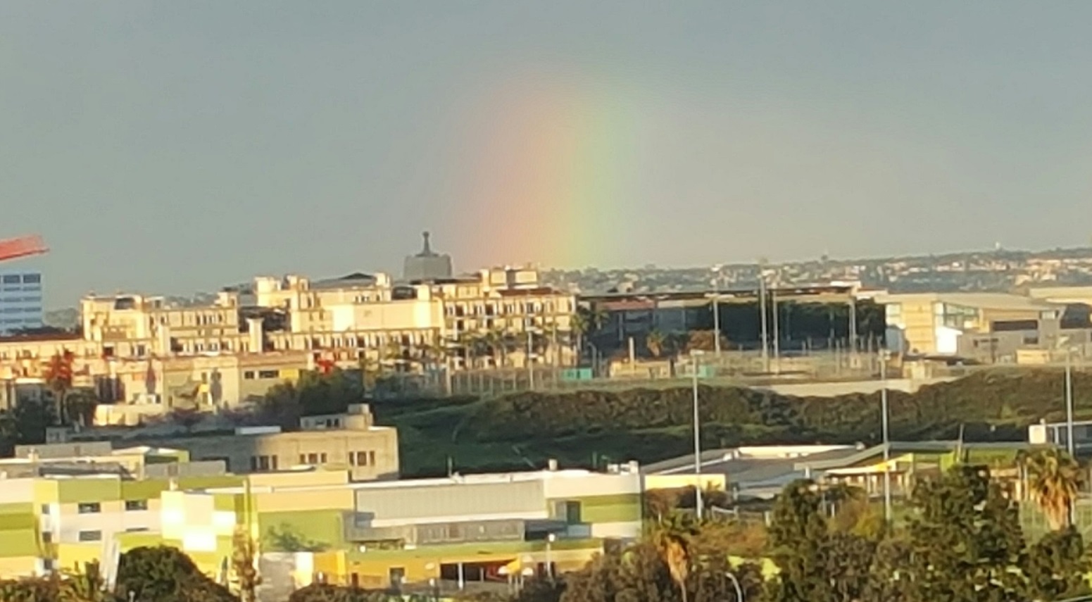 PHOTO Angelic Looking Rainbow Spotted Near LAX Wednesday Morning