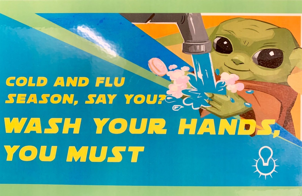 PHOTO Baby Yoda Washing His Hands To Avoid Corona Virus