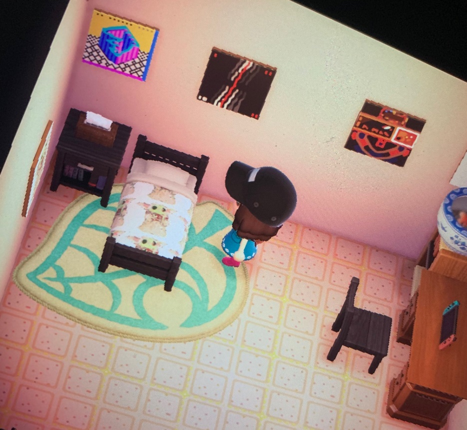 PHOTO Bed With Baby Yoda Sheets In Sims 4