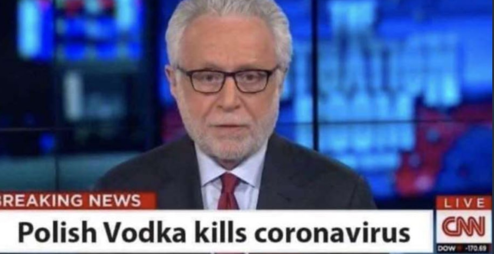 PHOTO CNN Says Polish Vodka Kills Corona Virus