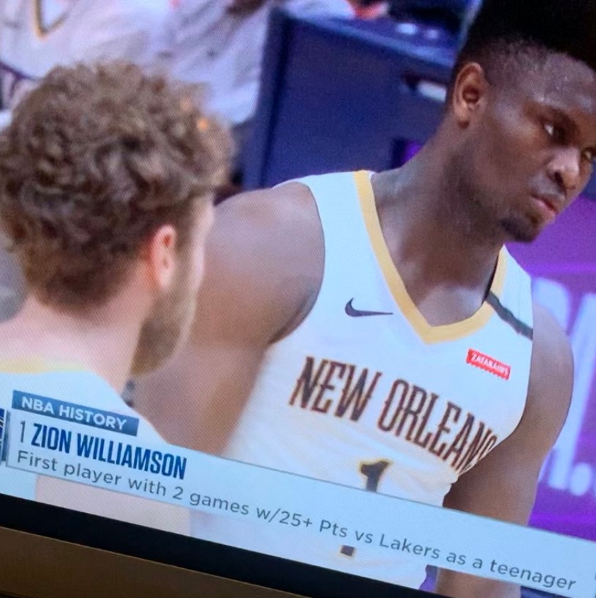 PHOTO ESPN Trying To Make Zion Williamson Rookie Of The Year