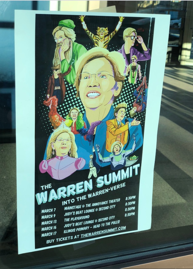PHOTO Elizabeth Warren Using Baby Yoda And Star Wars Characters To Advertise For Warren Summit