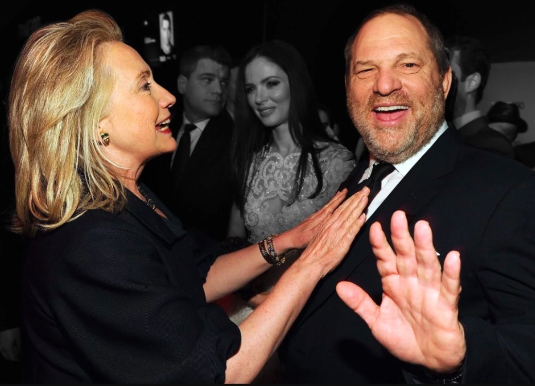PHOTO Hillary Clinton Touching Harvey Weinstein