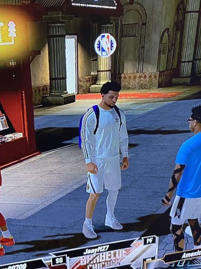 PHOTO Jamal Murray Talking With His Boys In The Parking Lot In NBA2K
