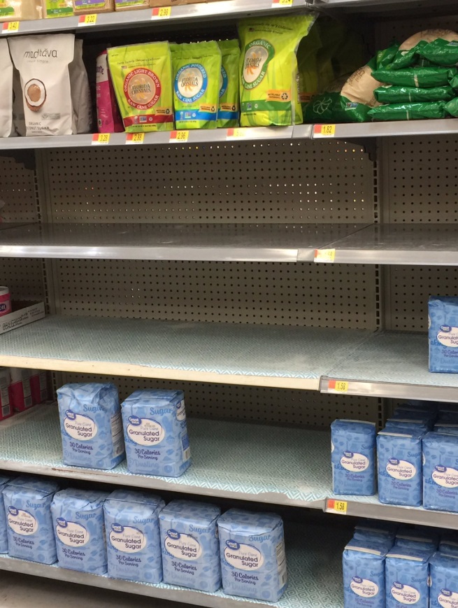PHOTO People In Dallas Panic Buying Sugar Pain Killers And Laundry Detergant Over Corona Virus Fears 