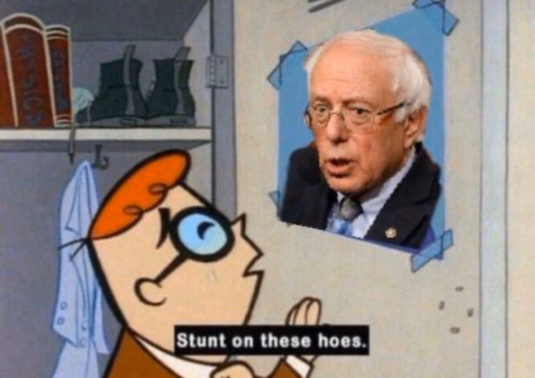 PHOTO Stunt On These Hoes Bernie Sanders Meme