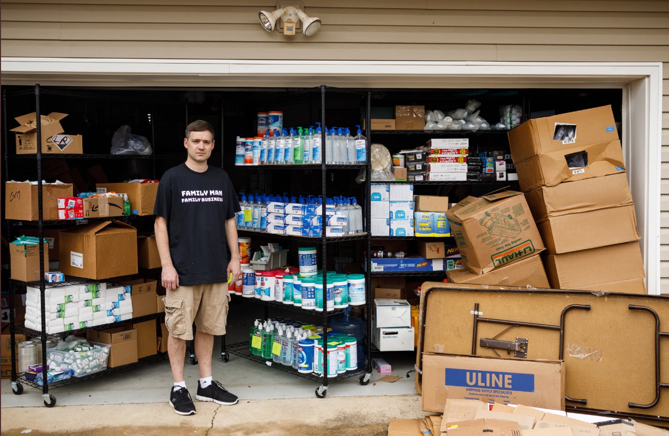 PHOTO Bears GM Ryan Pace Has Enough Cleaning Supplies In His Garage To Supply His Whole Neighborhood And Still Have Extras
