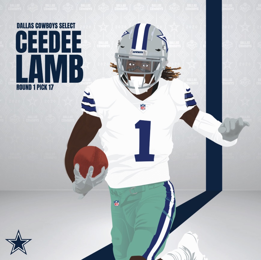 PHOTO CeeDee Lamb In A Dallas Cowboys Uniform