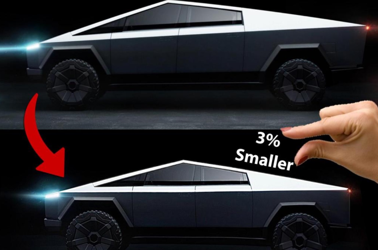 PHOTO Final Tesla Cybertruck Design Will Be 3% Smaller In Size