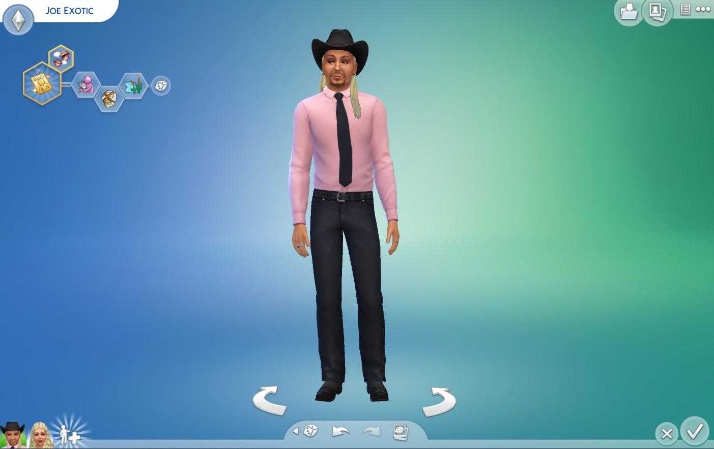 PHOTO Joe Exotic Character In Sims 4