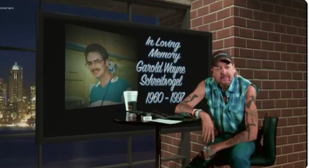 PHOTO Joe Exotic On Trojan Live Sports