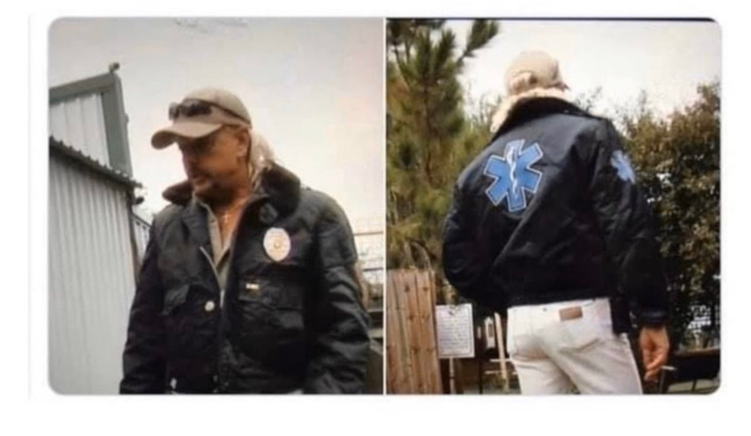 PHOTO Joe Exotic Wearing A Jacket Like He Could Stop Corona Virus