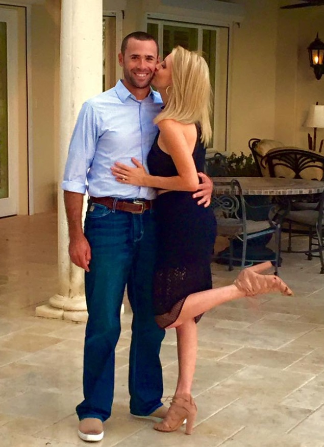 PHOTO Kayleigh Mcenany Kissing Her Husband Outside On Patio Of Million Dollar Home