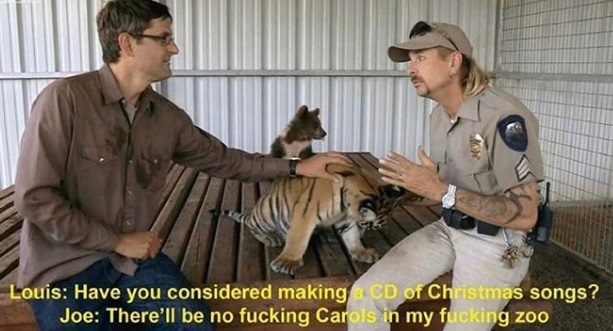 PHOTO There Will Be No Fcking Carole's In My Zoo Joe Exotic Meme