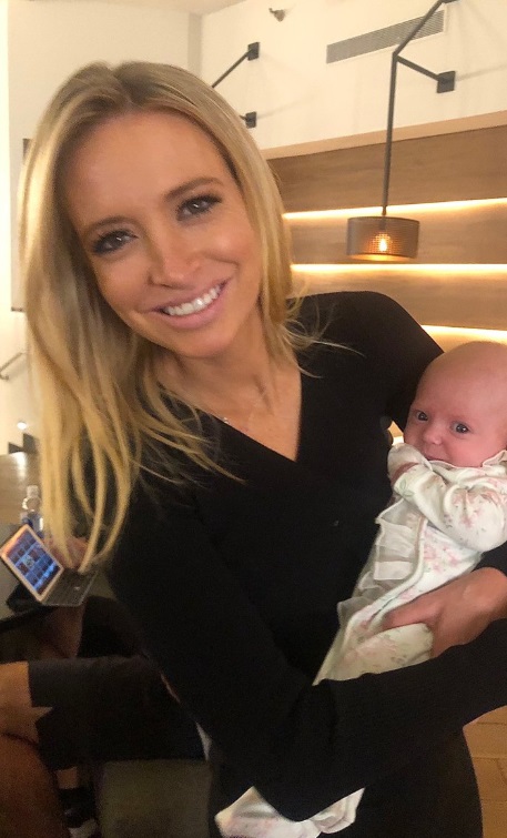 PHOTO Kayleigh Mcenany Holding Her New Born Daughter