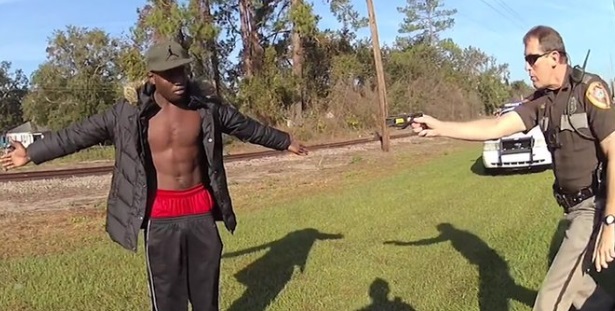 PHOTO Ahmaud Arbery Gets Tased Even Though His Hands Were Up