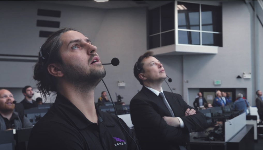 PHOTO Elon Musk In Awe Watching A Rocket Explode
