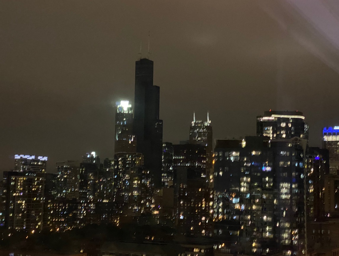 PHOTO Flooding Caused At Power Outage At The Sear's Tower And It's Completely Dark