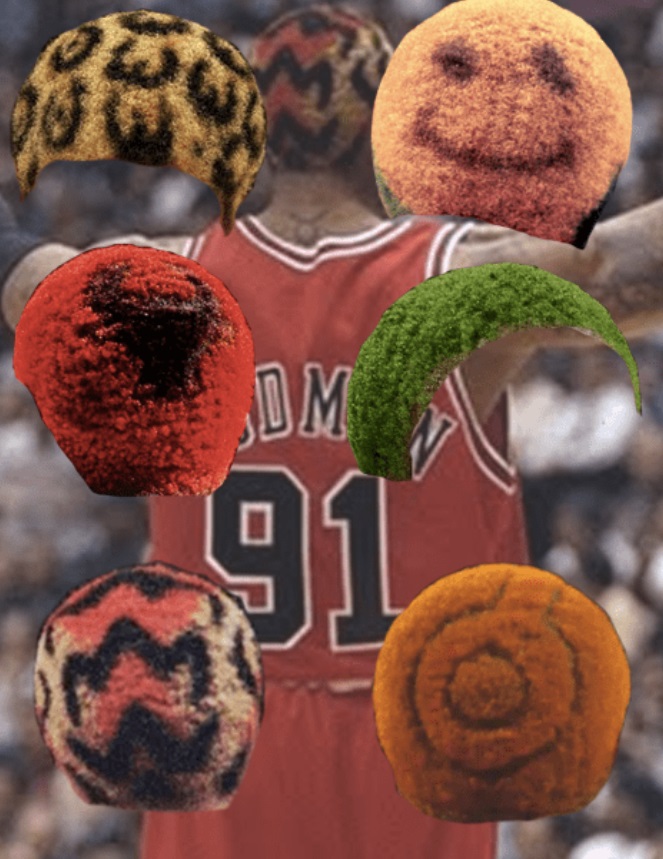 PHOTO If Dennis Rodman's Hair Colors Were Wigs