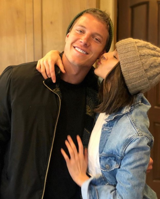 PHOTO Olivia Culpo Kissing Christian McCaffrey