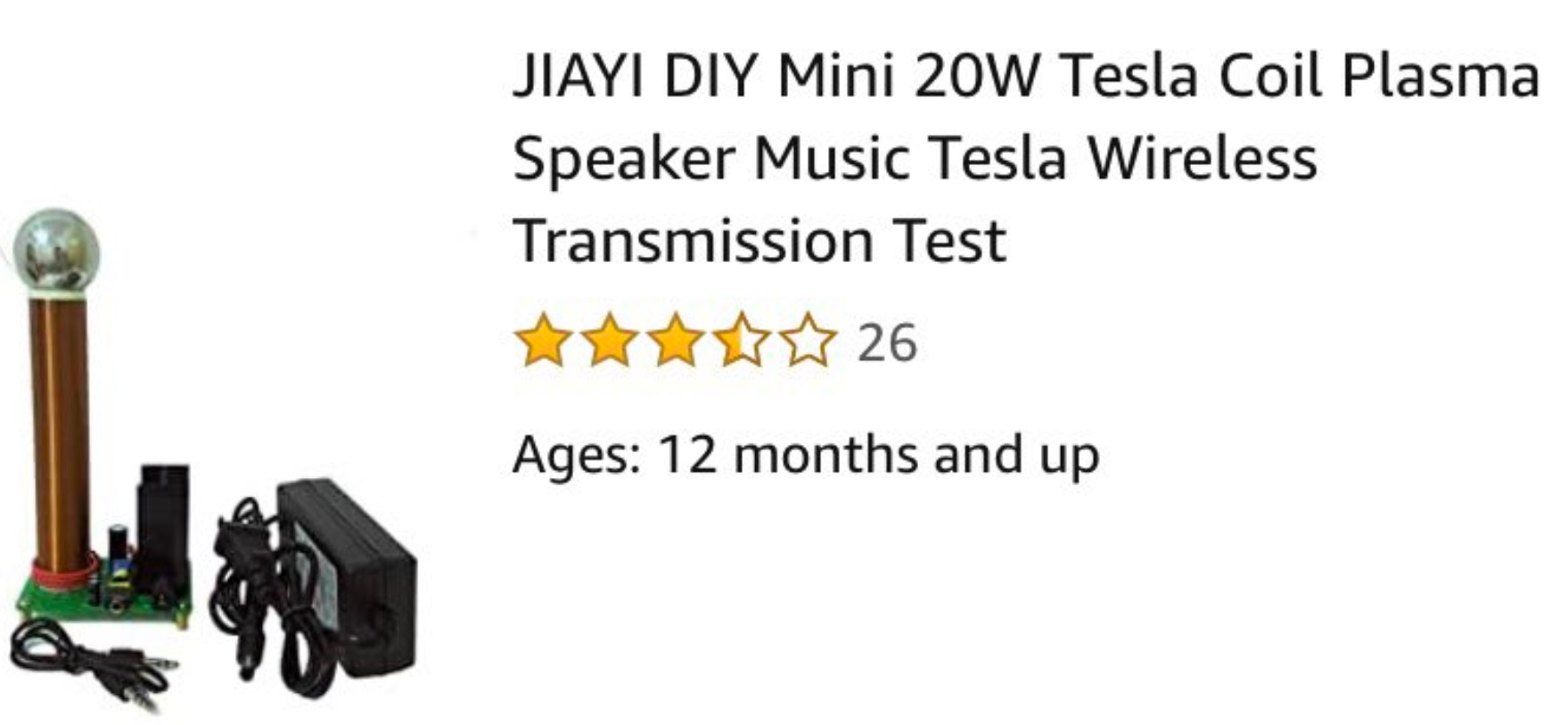 PHOTO Tesla Is Selling Plasma Music Speaker With Coil That Is Supposed To Be Suitable For Kids