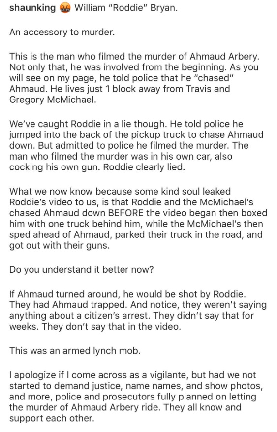 PHOTO The Man Who Filmed The Ahmad Aubrey Shooting 