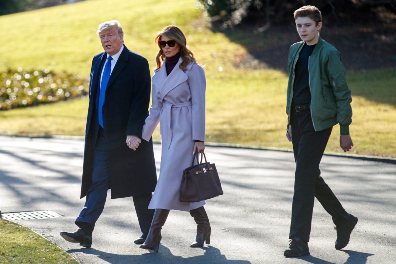 PHOTO Barron Trump Is Taller Than Donald Trump