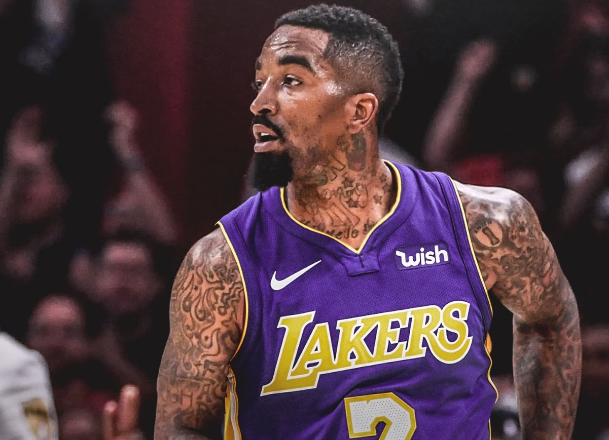 PHOTO JR Smith In A Lakers Jersey